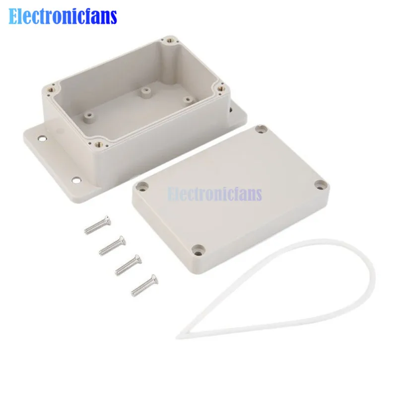 Waterproof 100 x 68 50mm Plastic Electronic Project Box Enclosure Case | Электронные компоненты и принадлежности