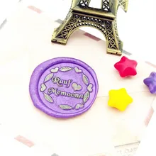 Цветочный дизайн инициалы женская заколка для волос именная коробка набор именной, буква/уплотнение воск/Свадебный Воск печать штамп золото на заказ