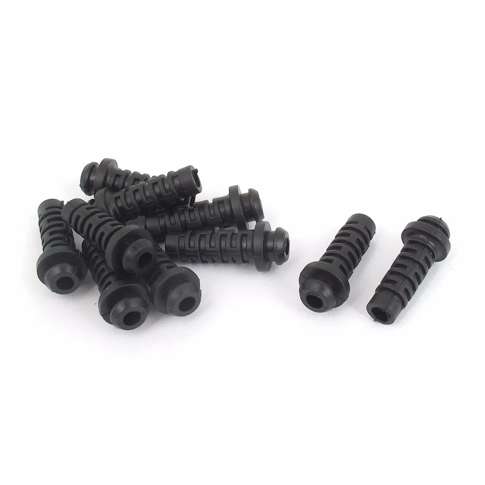 UXCELL 10pcs Rubber Strain Relief Cord Boot Protector