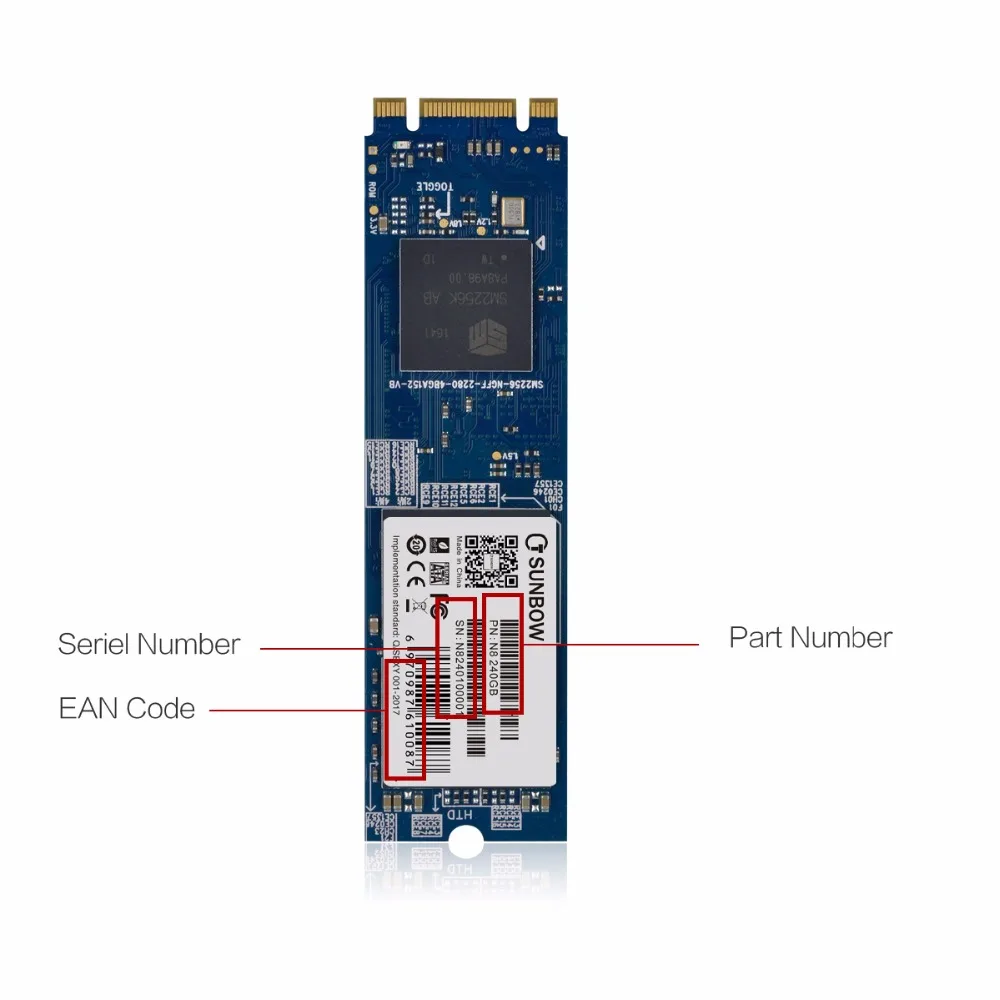 TC-SUNBOW N8-240GB SSD M.2 22*80 240 ГБ 256 ГБ SATA3(6,0 ГБ/сек.) сигнал Внутренний твердотельный накопитель для записная книжка обновления