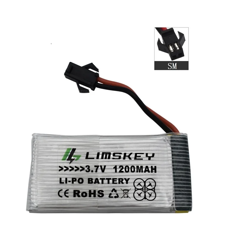 1200 мАч 3,7 в lipo Батарея для SYMA X5 X5S X5C X5SC X5SH X5SW M18 H5P HQ898B HQ859B H11D H11C T64 T04 T05 F28 F29 T56 T57 Батарея