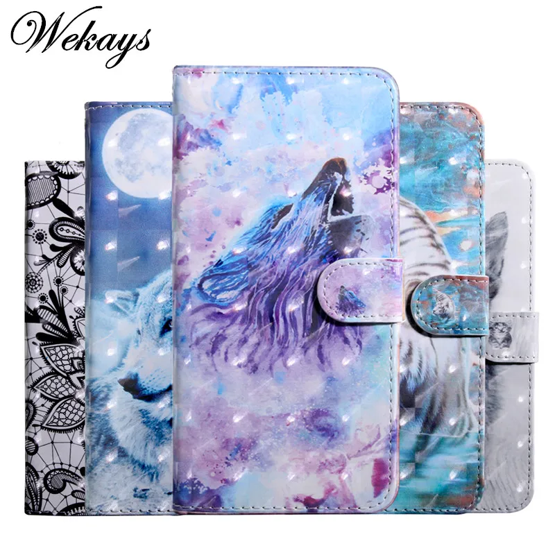 

Wekays Cover For Samsung XCover 4 G390 Cartoon 3D Leather Fundas Case For Samsung Galaxy X Cover 4 SM-G390F Cover Case XCover4
