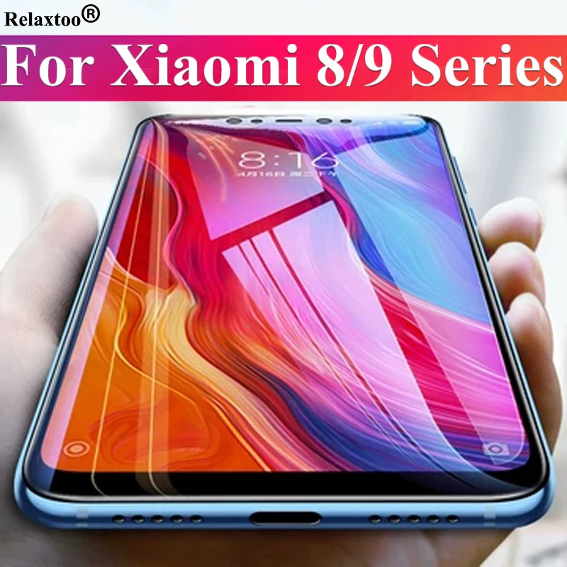

Tempered Glass On The For Xiaomi 8 9 Lite Tremp Screenprotector Xiami Kisiomi 8lite Mi Safety Protective Glas Protect 9H Film