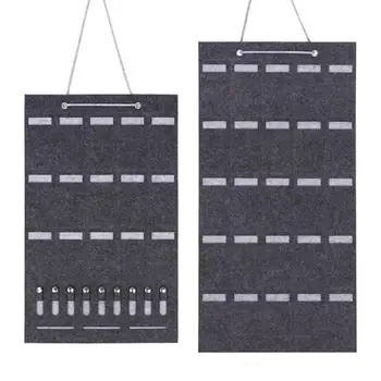 

15/25 Slots Sunglasses Storage Bag Wall Door Hanging Bag Sunglasses Display Sheet Felt Sunglasses Organizer