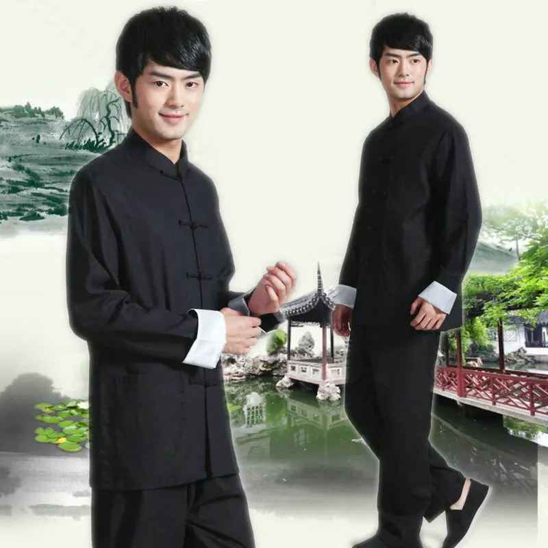 

Traditional Chinese Taichi Kungfu Costume Other Apparel Costume Ancient Chinese Hanfu Shaolin Monk Clothing Man Tang Suit