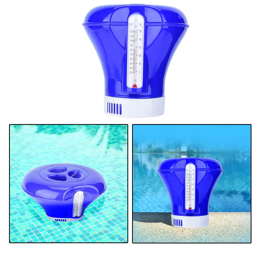 Плавающий дозатор для бассейна с термометром авто-поставщик плавающий дозатор хлора для чистки и стерилизации