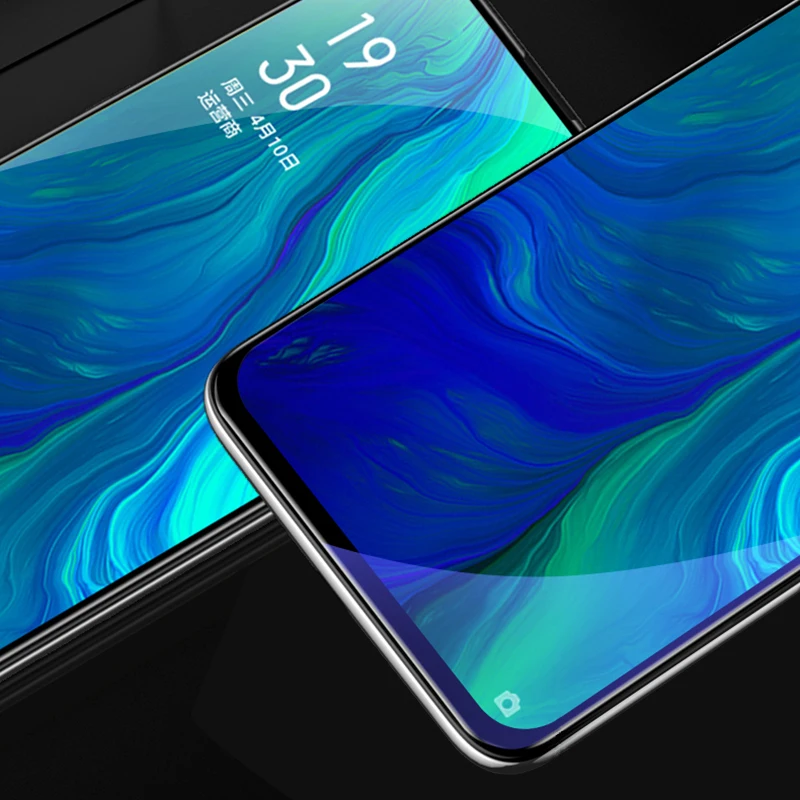 9H полное покрытие анти Blu-Ray закаленное стекло для OPPO Reno 2 протектор экрана для OPPO Reno 10X Zoom Фиолетовое Стекло защитная пленка