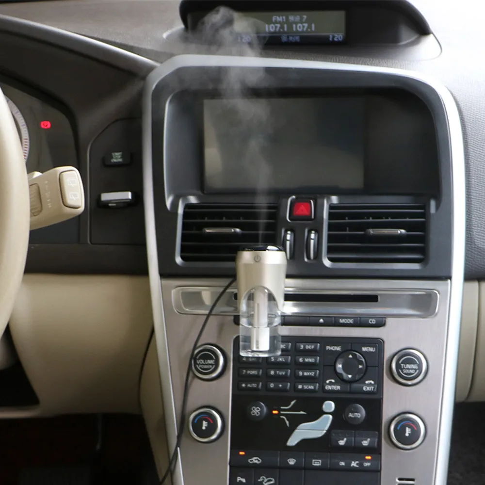 

BC20 Atomized And Humidified Double USB Vehicular Rechargeable Air Humidifier Car Essential Oil Diffuser Auto #y5