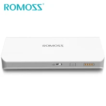 Original ROMOSS Power Bank 10400mAh Sense4 Powerbank External Battery Pack Portable Backup Charge Power Dual USB 2.1A Output