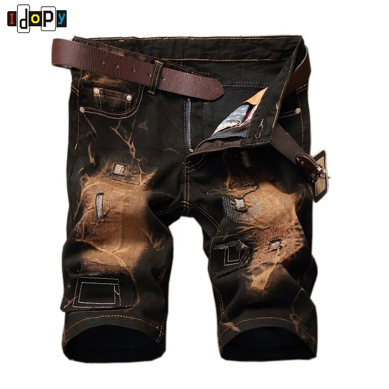 Buy Summer Mens Retro Slim Fit Casual Jeans Vintage