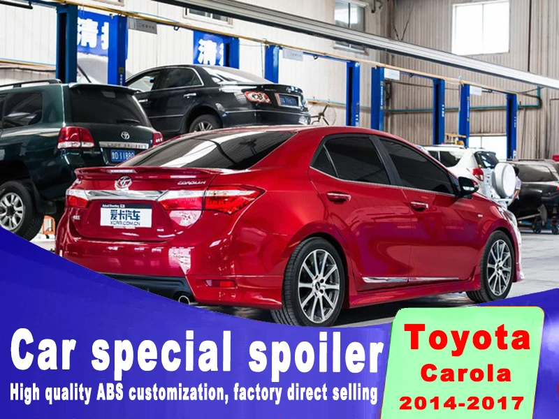 Factory Style Spoiler Wing ABS for 2014-2017 Toyota Corolla European model small
