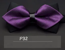 2016 high-grade newest butterfly knot men’s accessories bow tie black red cravat formal commercial suit wedding ceremony