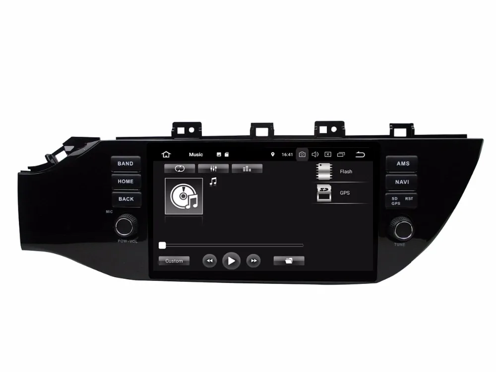 Excellent 1024*600 Quad Core 9" Android 8.1 Car Audio DVD Player for Kia K2 RIO 2017 2018 Radio GPS WIFI Bluetooth Mirror link 4