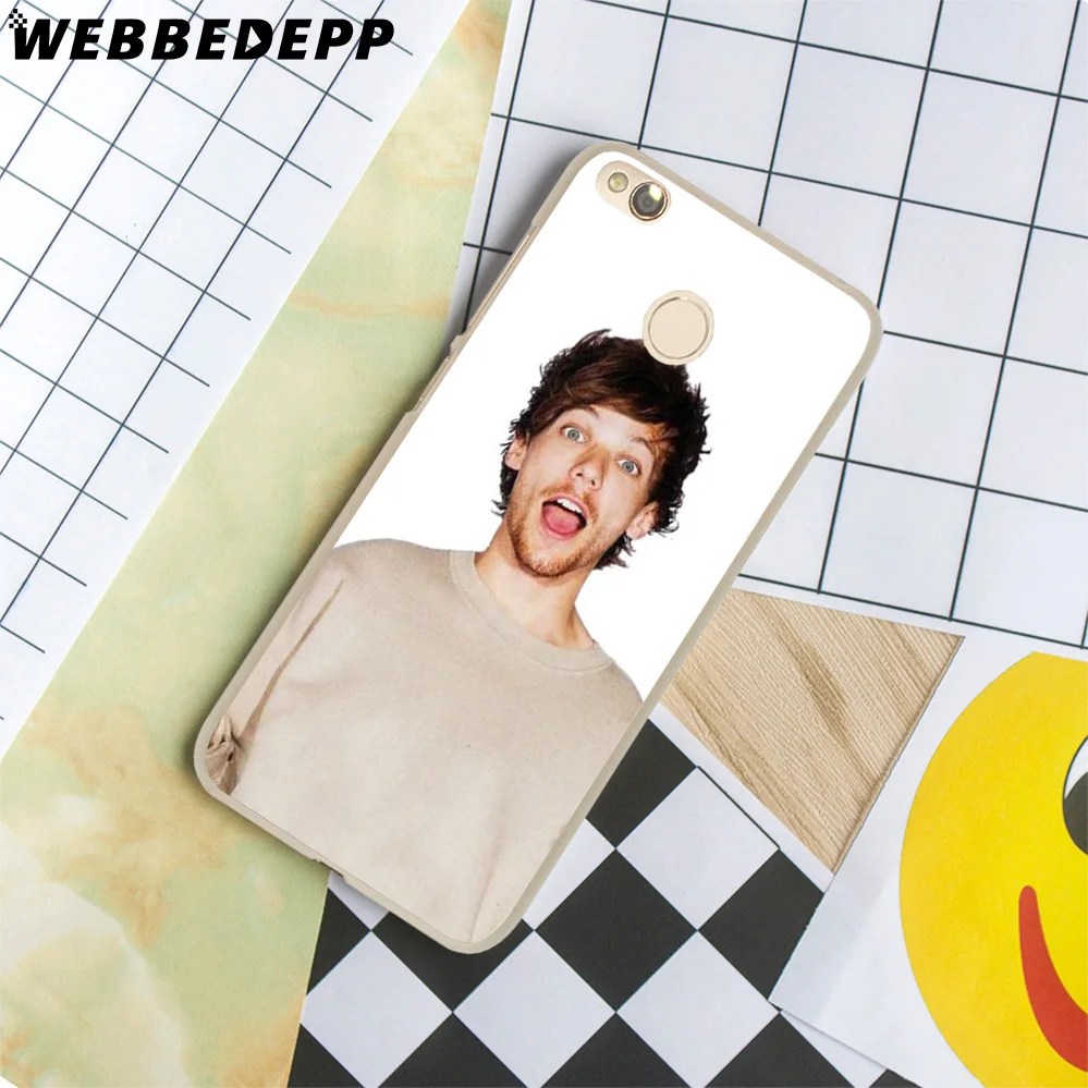 WEBBEDEPP Louis Tomlinson Case for Xiaomi Mi 8 SE A1 5S 6 Redmi 4A 5A 4X 5 Plus Note 5 Pro 4X