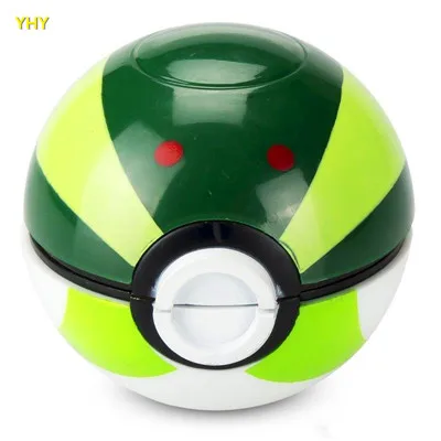 Free Shipping Latest Pokeball Grinder 55mm Pokeball Herb Grinders Zinc Alloy Plastic Metal Grinders 3 Parts Smoking Accessories10