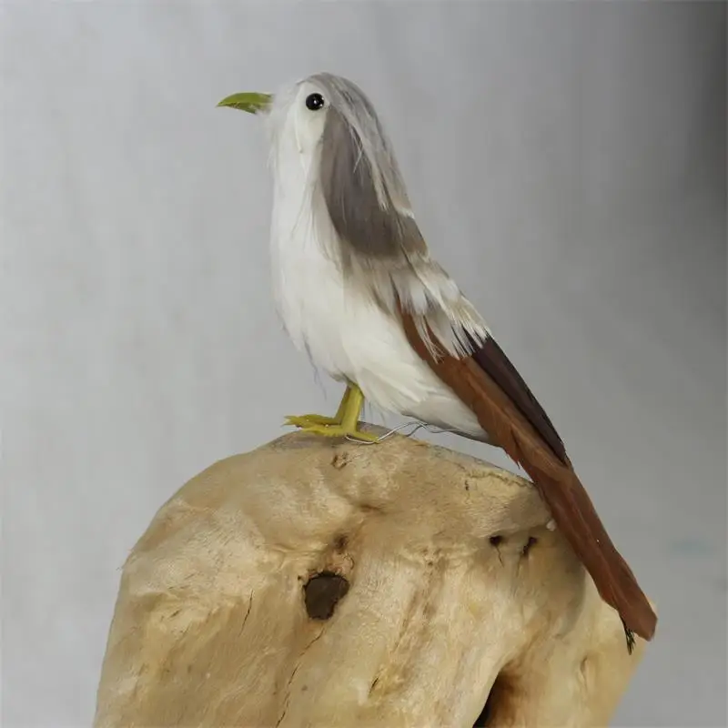 

Simulation bird sparrows color feather bird garden ornament bird cage creative decorative photography decoration bird model
