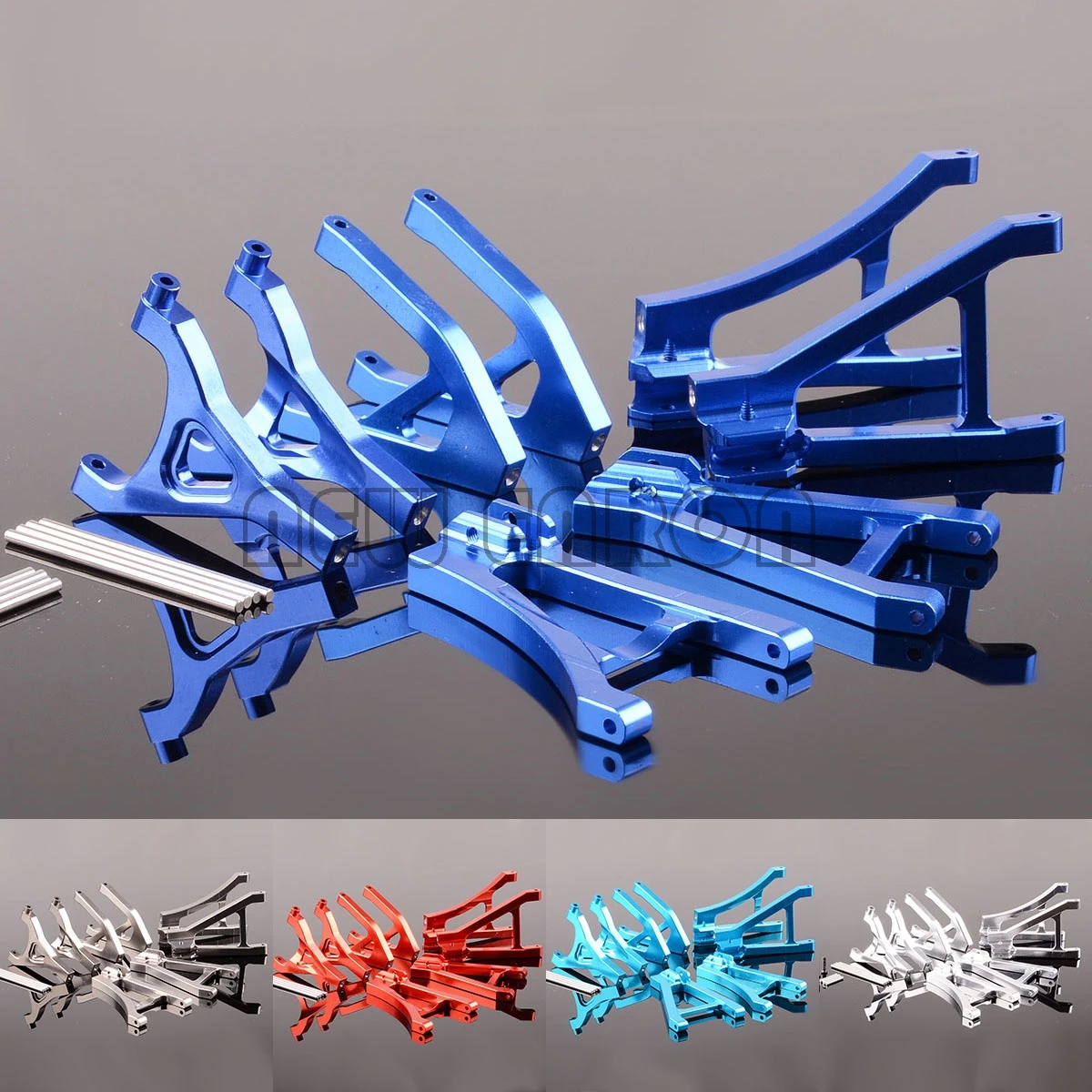 

NEW ENRON Aluminum Front&Rear Upper&Lower Suspension Arm Sets #7031&7032 For RC CAR Traxxas 1/16 1:16 Mini Slash