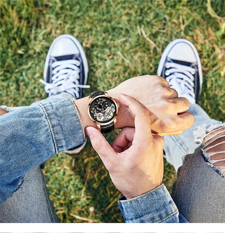 suíça relógios masculinos marca superior de luxo
