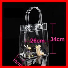 10 шт./лот) водонепроницаемый прозрачный, ПВХ сумка