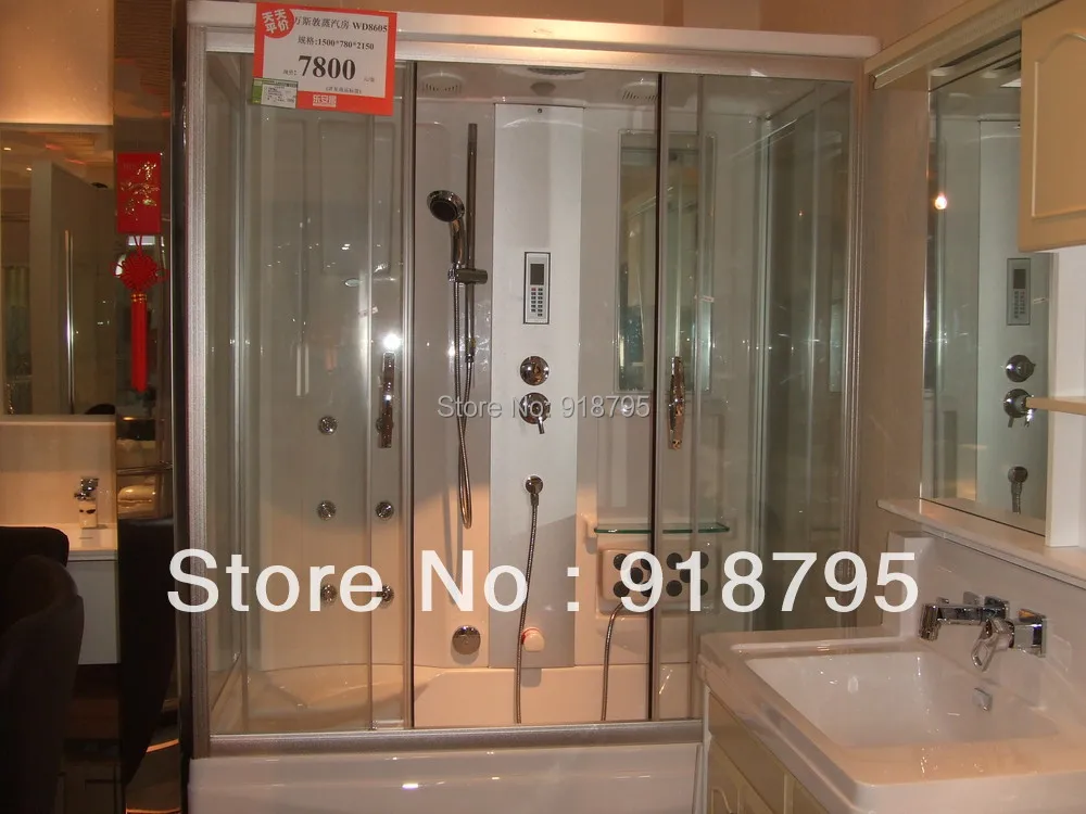 Lowered Double People Luxury Steam Shower Enclosures Bathroom