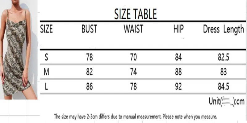 Женское платье с принтом под змеиную кожу, летнее платье без рукавов, быстросохнущие вечерние пляжные платья для путешествий, Размеры S/M/L