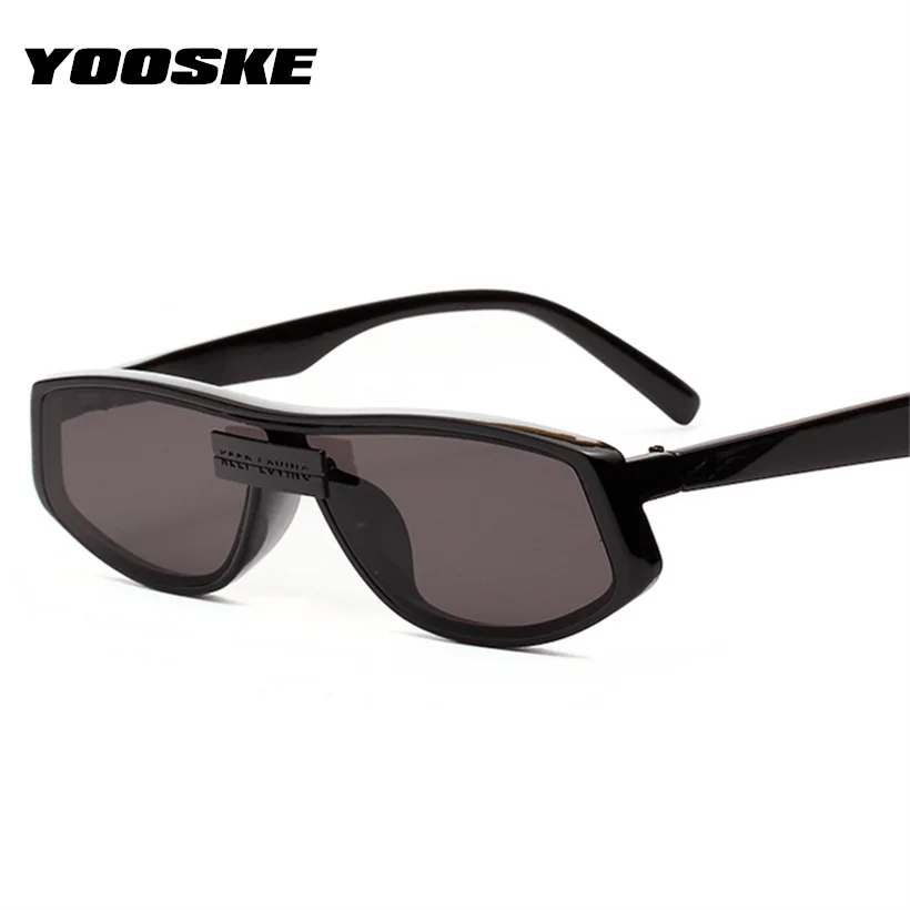 YOOSKE Модные солнцезащитные очки для женщин Роскошные брендовые дизайнерские желтые солнцезащитные очки ретро квадратный стиль Мужские Женские очки UV400