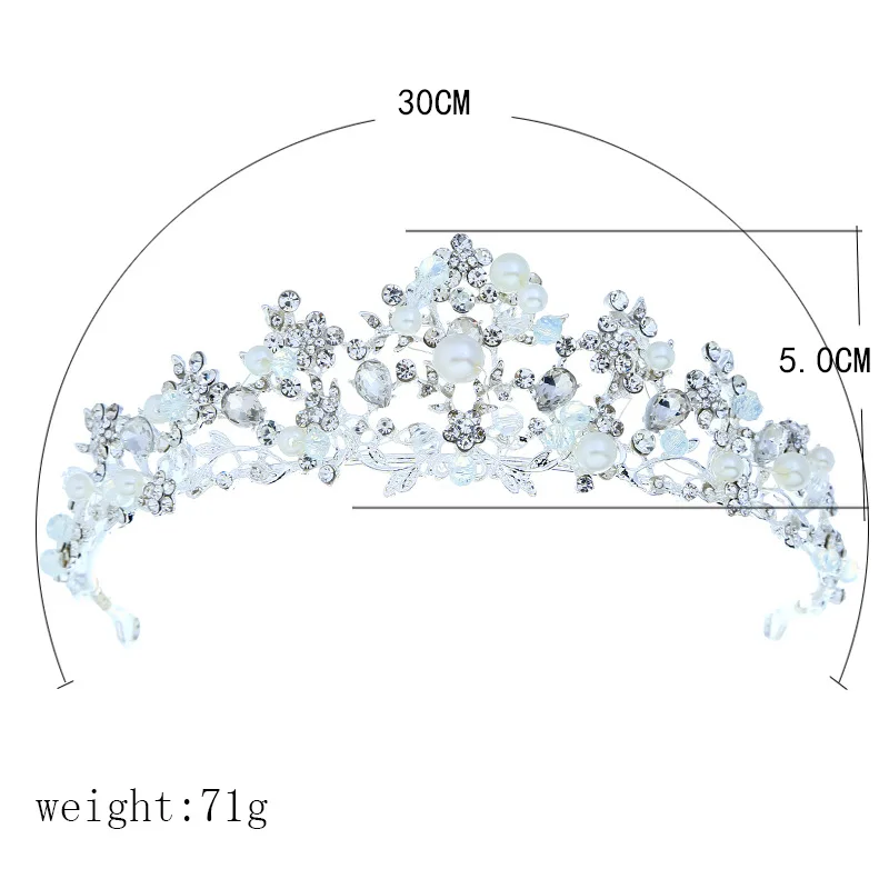 Модный роскошный с кристаллами свадебная корона Tiarasfor для женщин диадема принцесса тиары и короны выпускного вечера свадебная прическа невесты Аксессуары