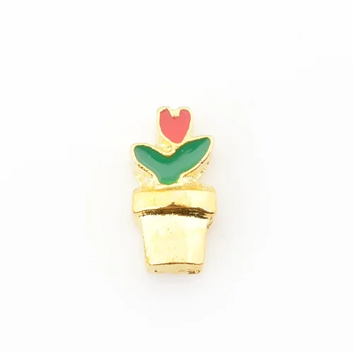 

FLOWER,Floating charms,Fit floating charm lockets, FC5004