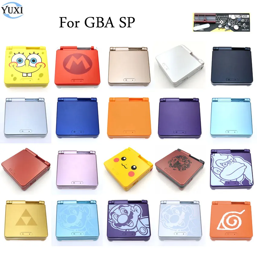 YuXi Limited Edition Full Housing Shell replacement for Nintendo Gameboy Advance SP for GBA SP Game Console Cover Case