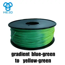 HE3D reprap изменение цвета пластиковое волокно abs 0,8 кг 1,75 мм, высокое 3D печатный материал