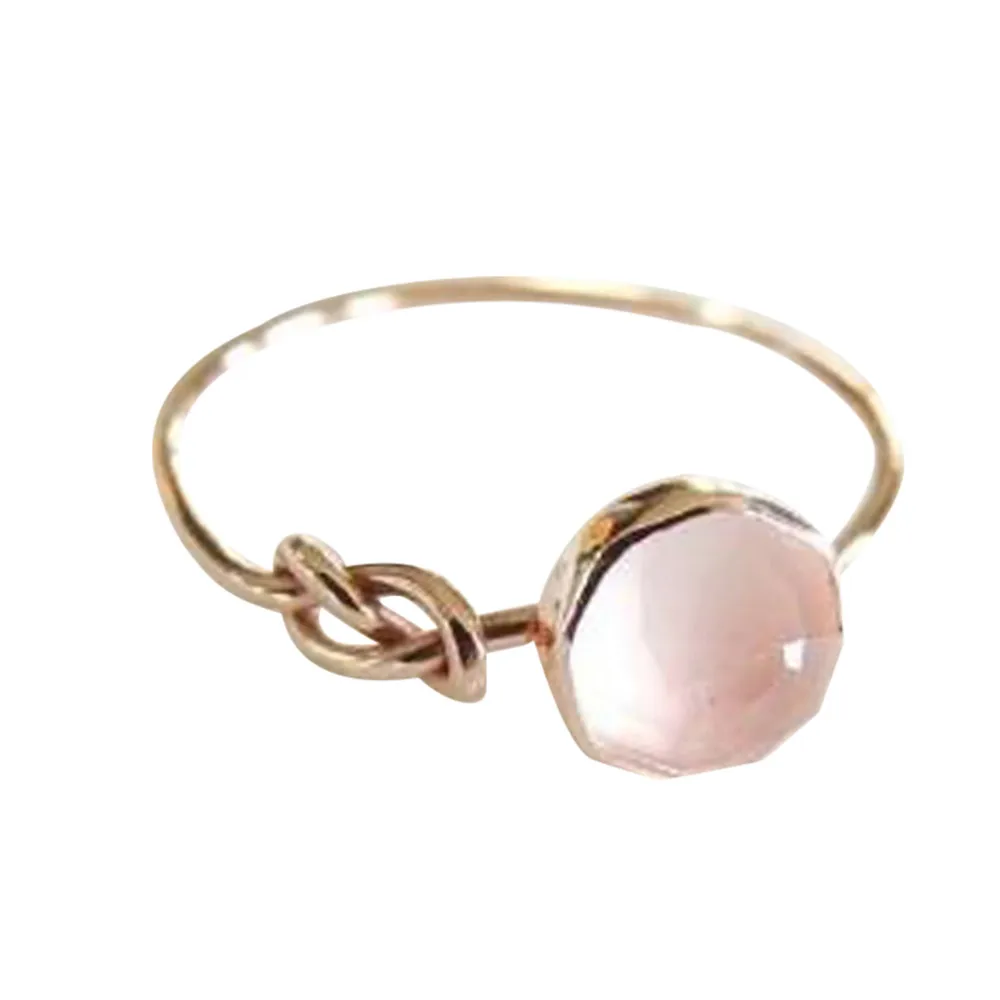 

Made of high-grade alloy material Exquiste Beautiful Natural Gem Stone Women's Ring Bride Ring Wedding Ring Birthday Wholesale