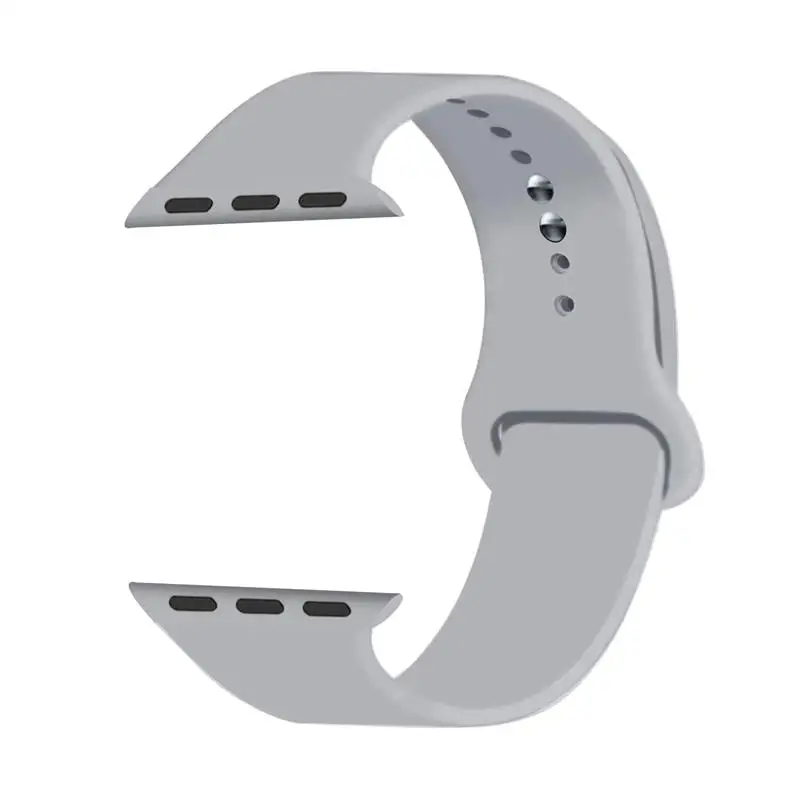 Joyozy Sports soft silicone interchangeable apple watch band 42mm 38mm 40mm 44mm for iWatch series 5/4/3/2/1 apple watch band