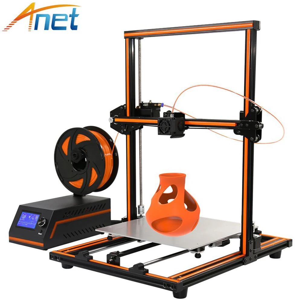 Anet E10 E12 3D Printer Aluminum Frame High precision Desktop 3D Printer Kits Off-line Printing Large Size Christmas gift Anet E10 E12 3D Printer Aluminum Frame High precision Desktop 3D Printer Kits Off-line Printing Large Size Christmas gift