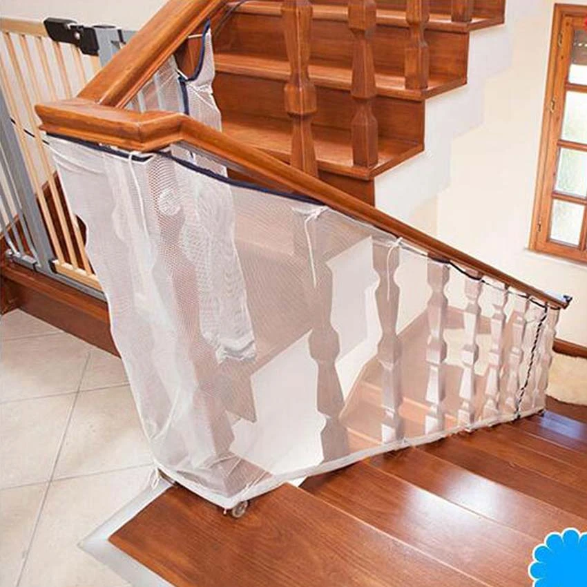 Kid Bescherming Traphekje Baby Trap Veiligheid Balkon Baby Veiligheid Hek Trap Netto 200/300Cm|baby stairs|baby stair safetystair fence -