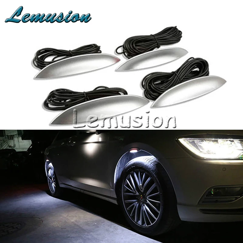 

1Set Car LED Wheel lights LED Atmosphere lamp Styling For kia rio k2 Sportage 3 2017 Cerato Sorento Fiat Punto 500 Accessories