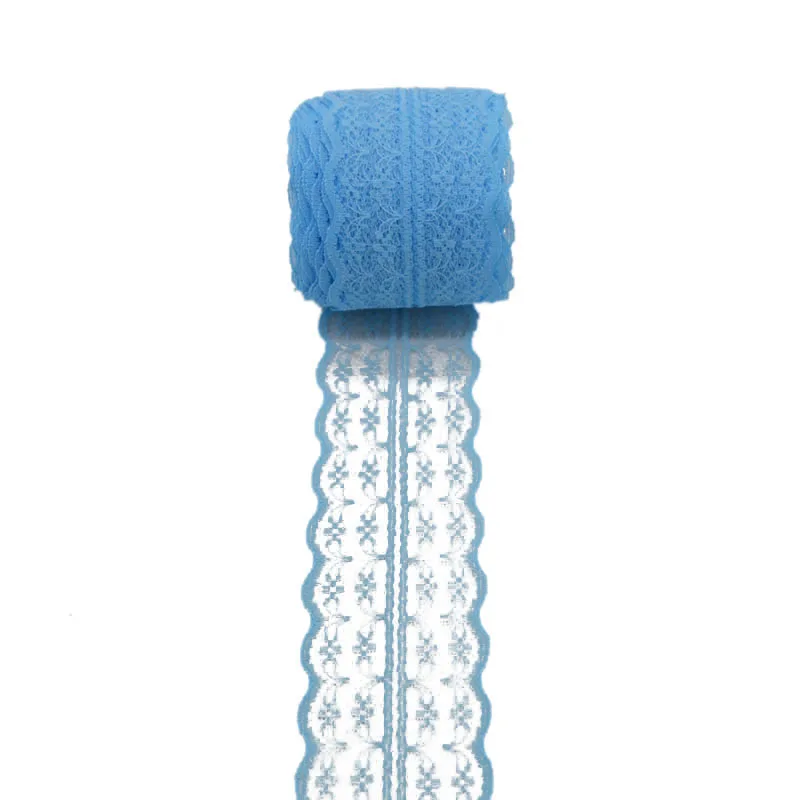 45 мм* 10 м кружева кружевные ленты с отделкой Ткань Вышивка одежды аксессуары для шитья DIY ремесла свадебные принадлежности - Цвет: blue