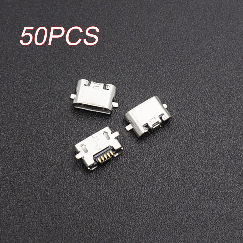 

50pcs Micro USB Jack Connector Female 5 pin Charging Socket For Huawei