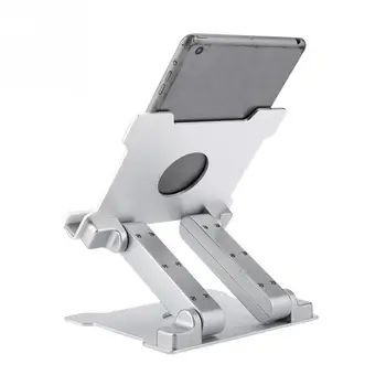 

Aluminum Alloy Portable Notebook Bracket Foldable Laptop Tablet Stand with Silicone Protection Pad Supports 13.3" and Below