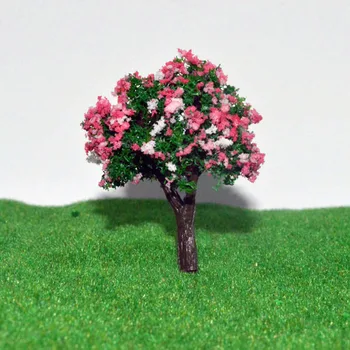 

6cm Scale model flower tree for model train railroad scenery accessory trees model