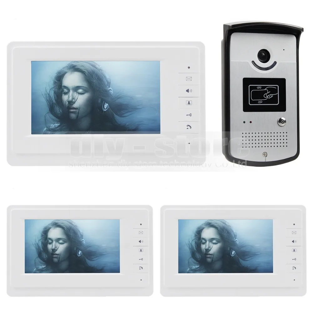 DIYSECUR 7 inch Wired Video font b Door b font Phone Kit 700TVL font b Camera