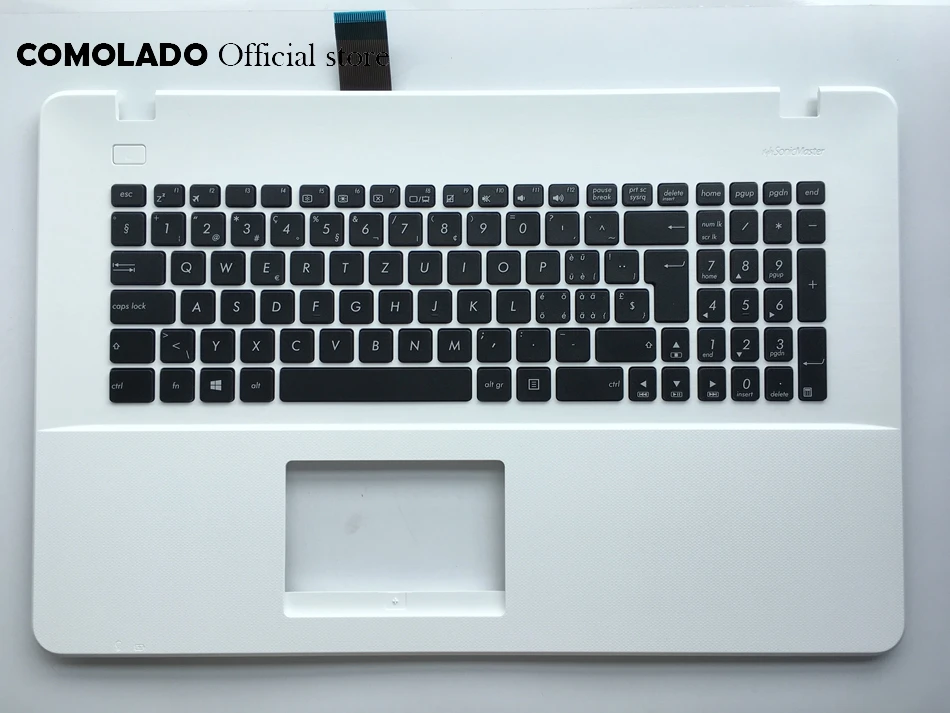SW Swiss keyboard For ASUS A751 X751LD k750j K751L X751 R752 R752L Top Cover Upper Case Palmrest keyboard SW Layout