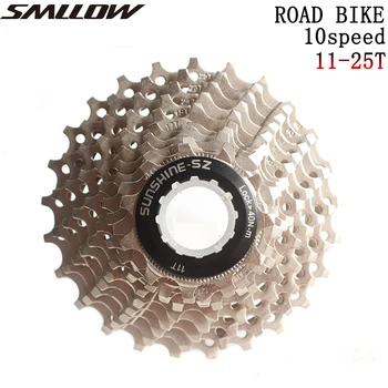 

SUNSHINE-SZ Road Bike 10s Cassette 11- 25 T Freewheel Bicycle Parts 10s 20S 10Speed Flywheel for parts 5600 5700 105 K7 rival