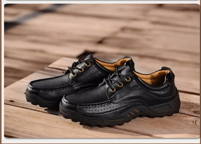 Mvvt Большие размеры 47 мужская обувь из натуральной кожи мужские туфли на плоской подошве Удобные повседневные ботинки со шнуровкой Мужская