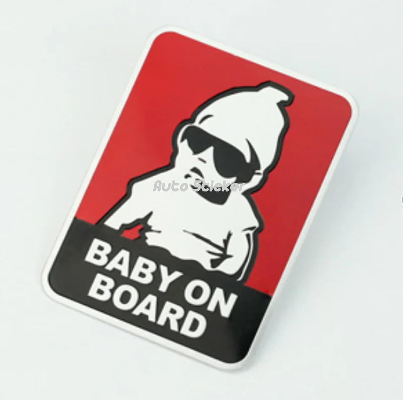 Styling Mobil Bayi Di Mobil Lambang Lencana Stiker Untuk Ford