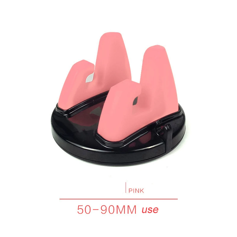 Pink IKSNAIL Автомобильный держатель для телефона на 360 градусов, мягкий силиконовый нескользящий коврик, крепление для мобильного телефона, подставка, Автомобильный кронштейн для приборной панели gps - Название цвета: Pink