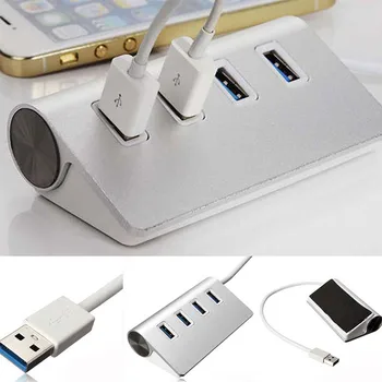 

Super Speed USB 3.0 HUB Four Sockets Durable Mobile Phone Flex Cables Practical Multi Functional Portable for Windows XP/7/8