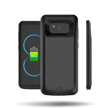 Нэн Защитная крышка для samsung Galaxy S8 Батарея случае 5000 мАч Портативный Зарядное устройство резервного копирования Внешний Мощность Bank Ultra Slim