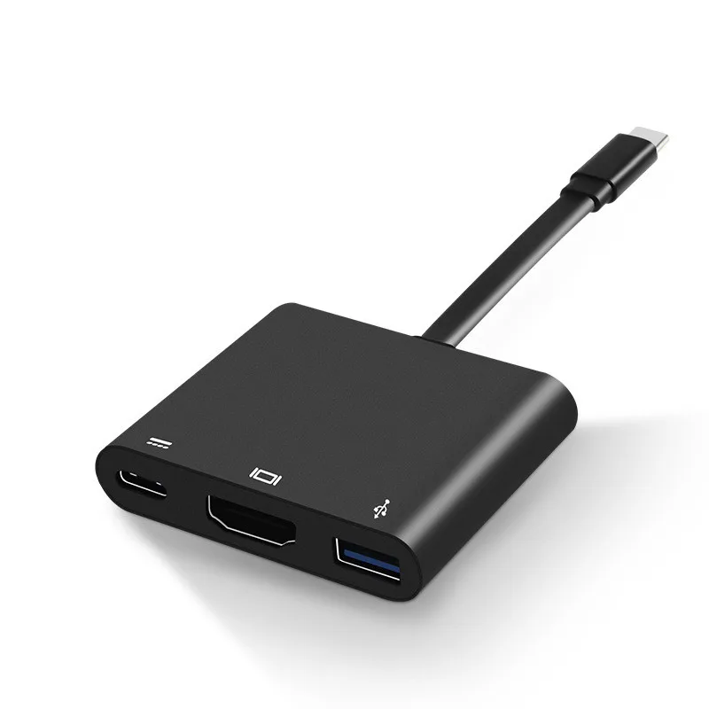 

USB C To HDMI Adapter Type-C Notebook Docking Station Type-C 3.0 4K HD HDMI Audio Video Synchronization HDMI Extension Cable