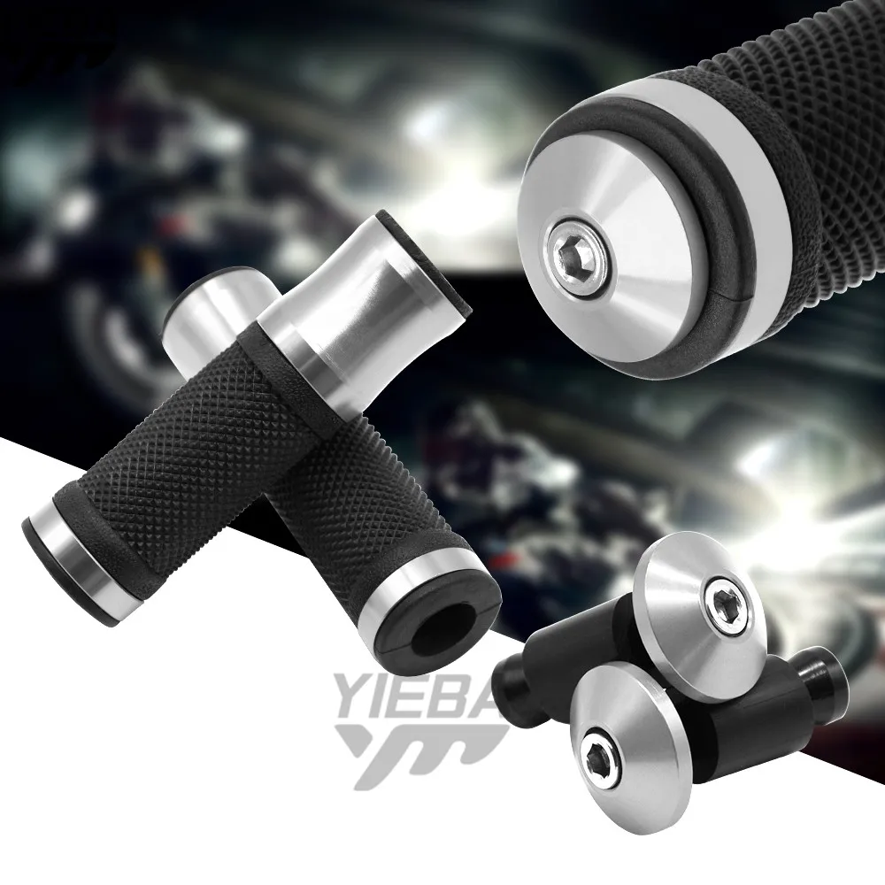 Universal CNC 22mm Motorcycle Handle Handlebar Ends Moto Hand Bar Grips for yamaha YZ250F YZ426F/450F kawasaki KX65 KX85/100