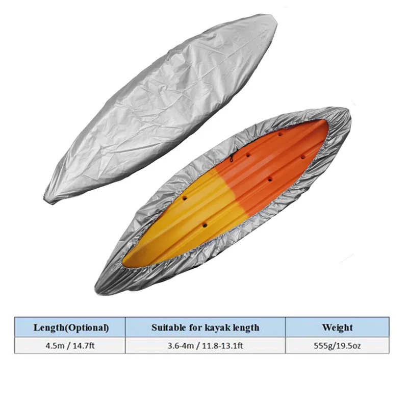 Каяк Универсальный защитный чехол каноэ лодка Водонепроницаемый наружное Пылезащитный чехол каяк Пыли Куртка